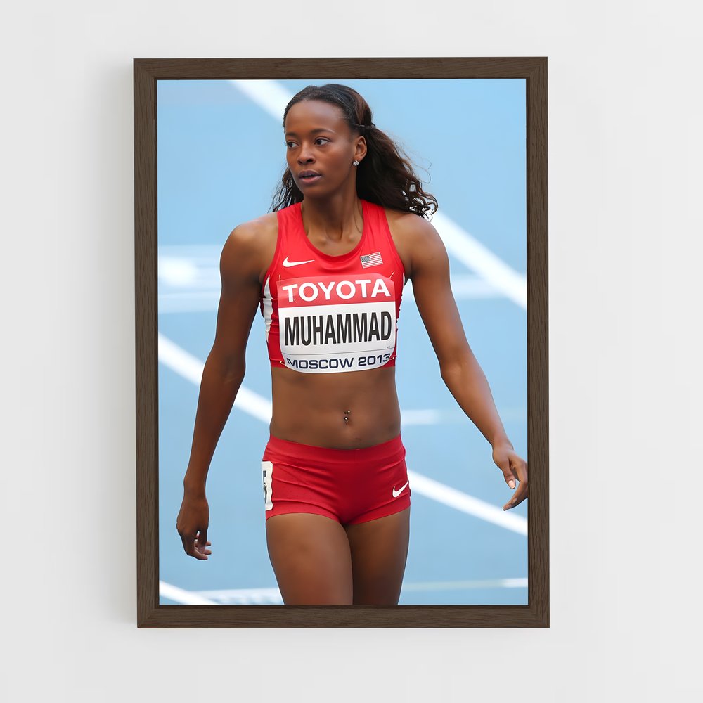 Poster Dalilah muhammad – affiche Athlétisme (vue 5)